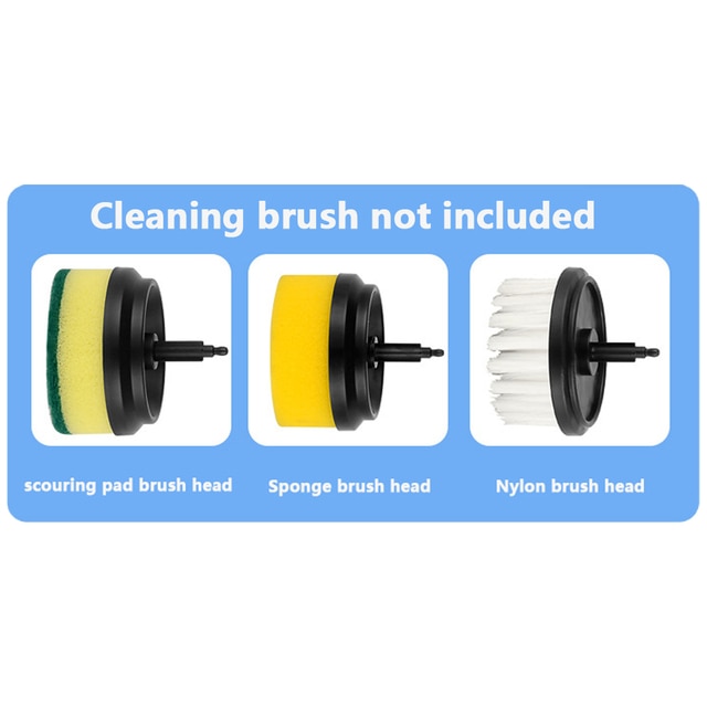 Electric Cleaning Brush 3 Brush Heads Cleaner Multifunctional Christmas Gift