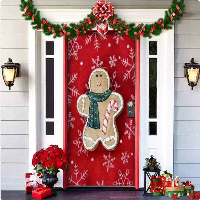 Christmas Fabric Door Hanging for Christmas
