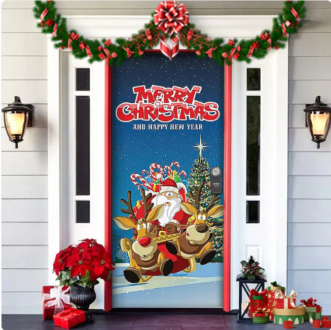 Christmas Fabric Door Hanging for Christmas