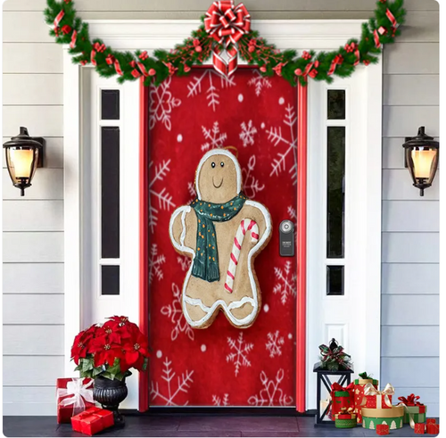 Christmas Fabric Door Hanging for Christmas