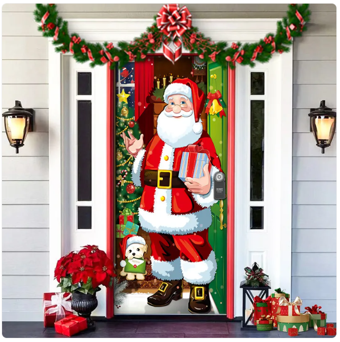 Christmas Fabric Door Hanging for Christmas