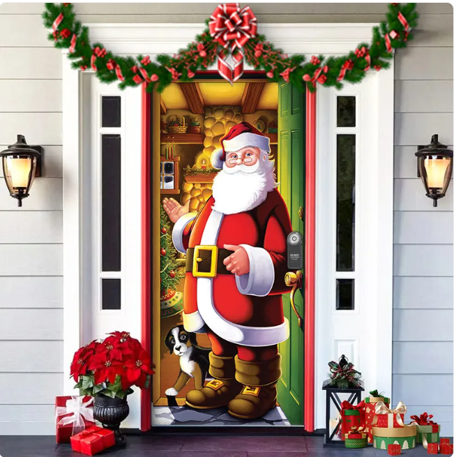 Christmas Fabric Door Hanging for Christmas