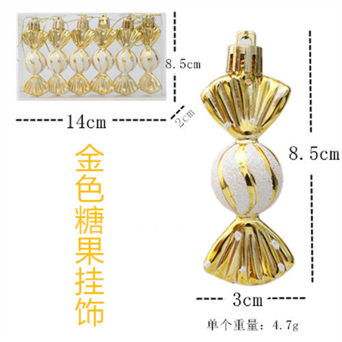 Colorful Small Candy Christmas Tree Ornaments
