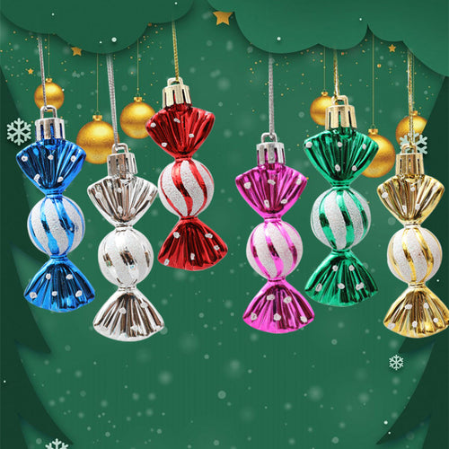 Colorful Small Candy Christmas Tree Ornaments