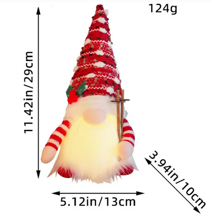 Glow Sled Christmas Gnome