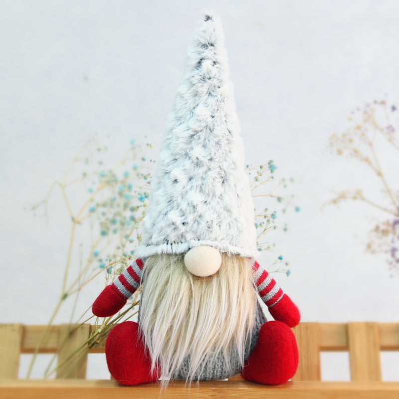 Christmas Decor Gift: Forest Gnome Santa Plush Toy