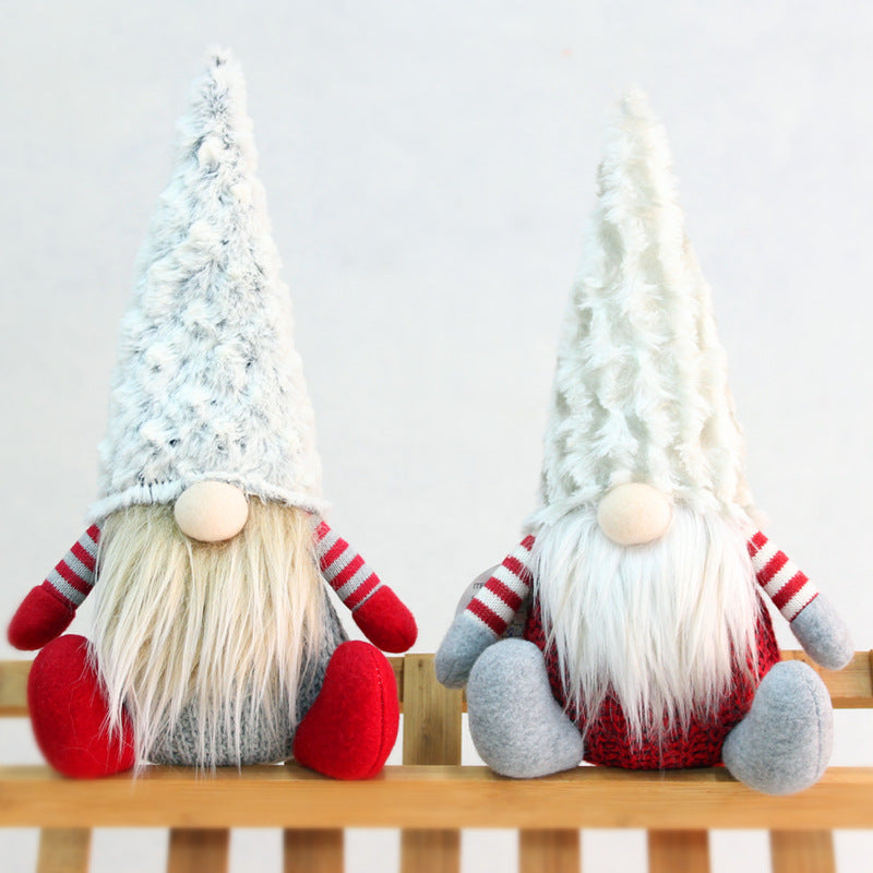 Christmas Decor Gift: Forest Gnome Santa Plush Toy