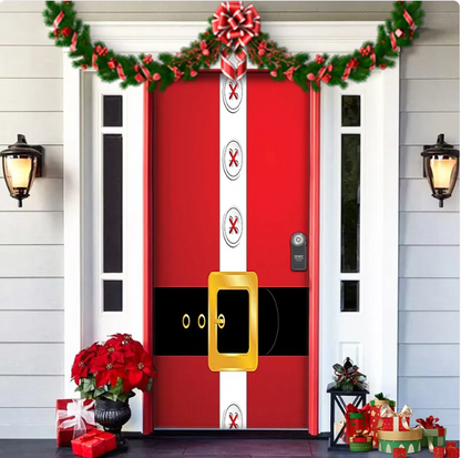 Christmas Fabric Door Hanging for Christmas