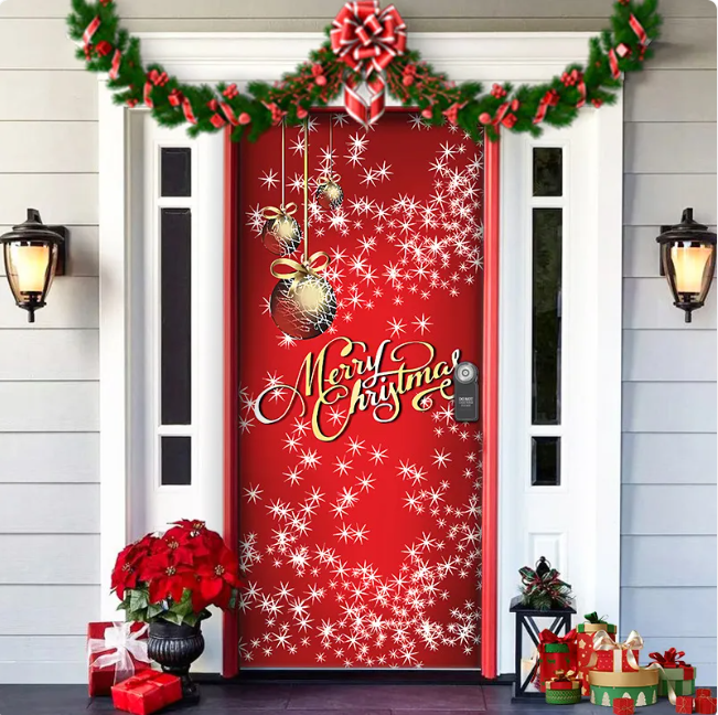Christmas Fabric Door Hanging for Christmas