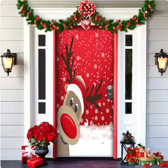 Christmas Fabric Door Hanging for Christmas