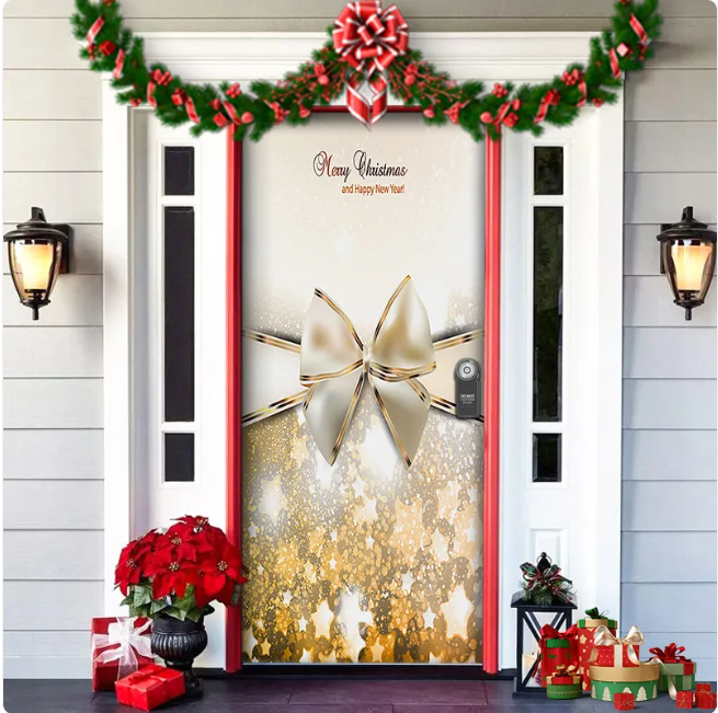 Christmas Fabric Door Hanging for Christmas