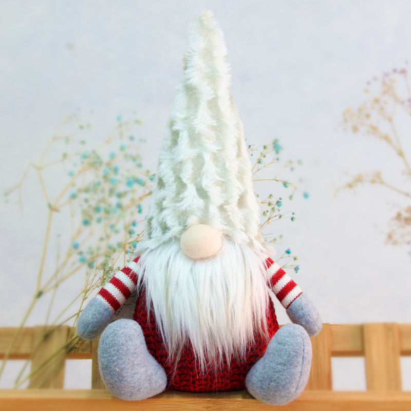 Christmas Decor Gift: Forest Gnome Santa Plush Toy