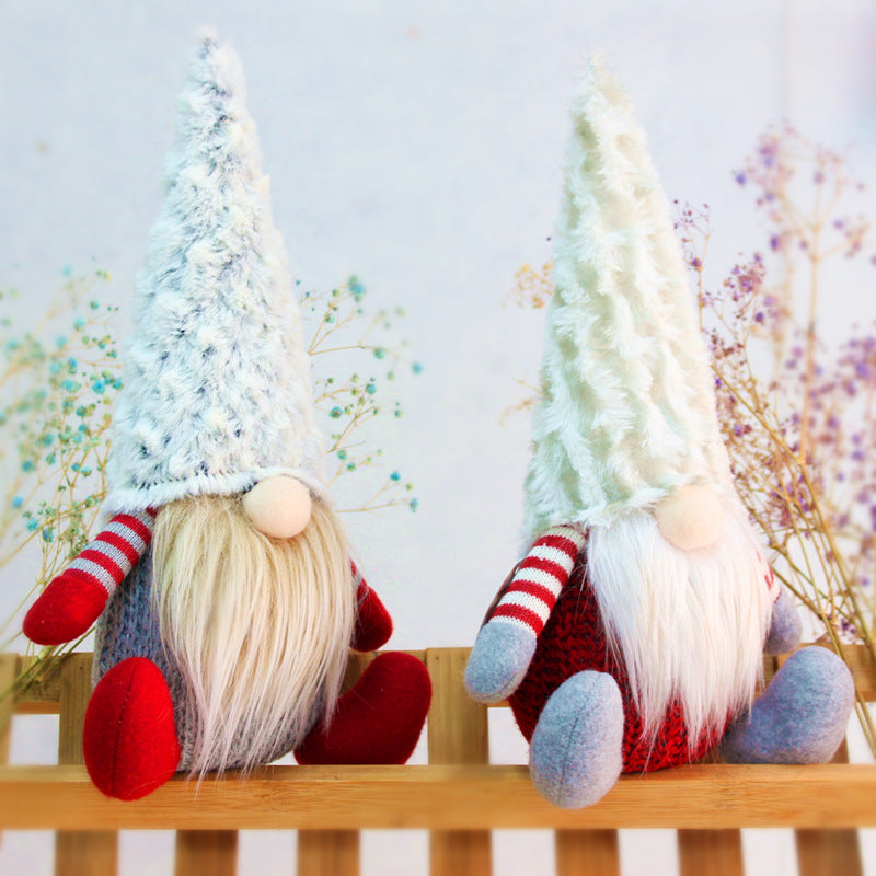 Christmas Decor Gift: Forest Gnome Santa Plush Toy