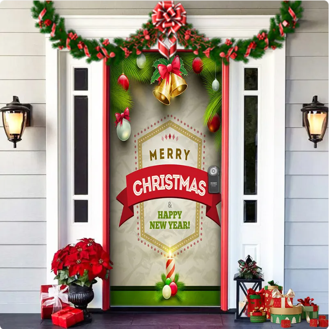 Christmas Fabric Door Hanging for Christmas