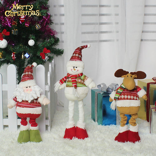 Stretching Santa Figurine - Christmas Gift & Decor