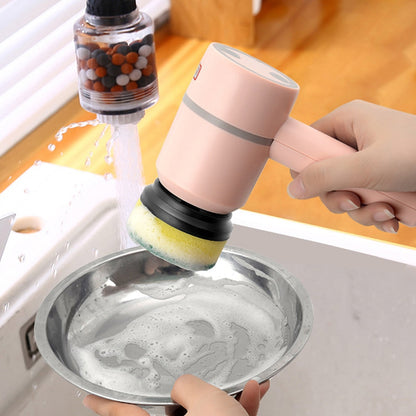 Electric Cleaning Brush 3 Brush Heads Cleaner Multifunctional Christmas Gift