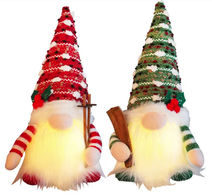 Glow Sled Christmas Gnome