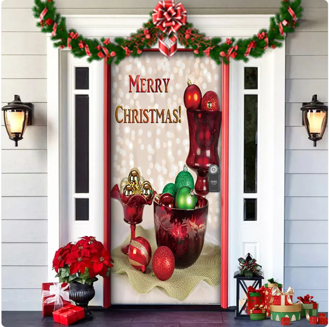Christmas Fabric Door Hanging for Christmas