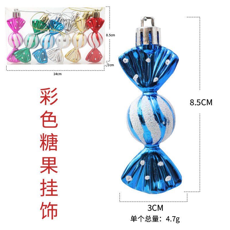 Colorful Small Candy Christmas Tree Ornaments