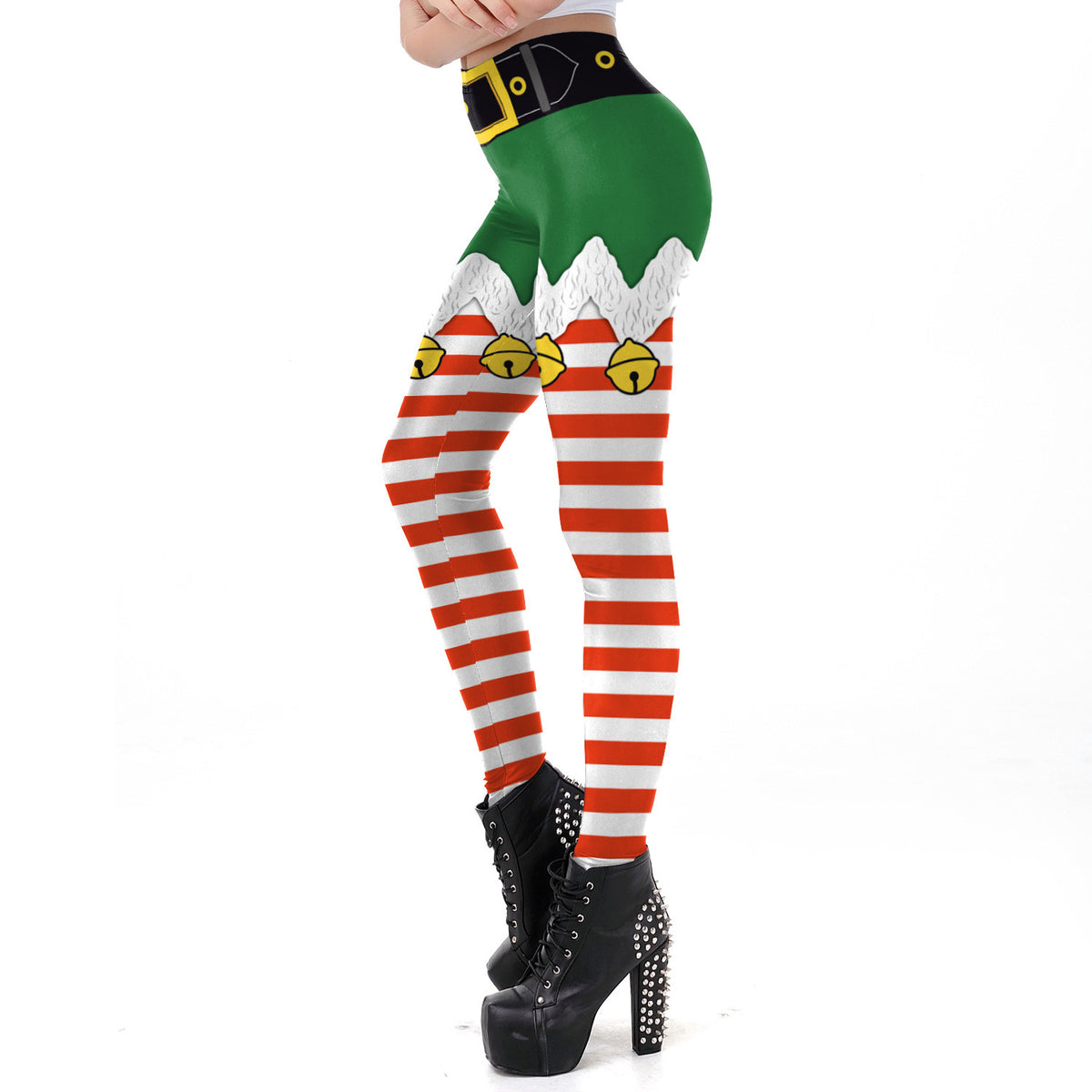 Christmas Gift Digital Print High Elastic Leggings