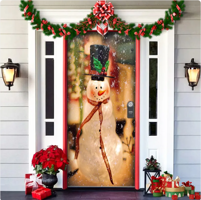 Christmas Fabric Door Hanging for Christmas