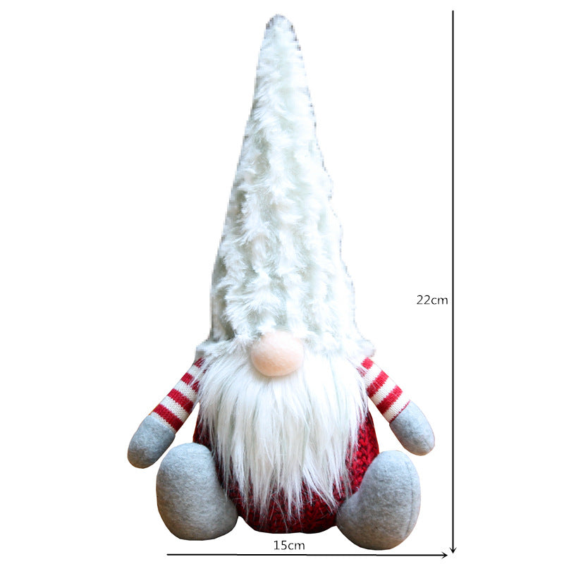 Christmas Decor Gift: Forest Gnome Santa Plush Toy